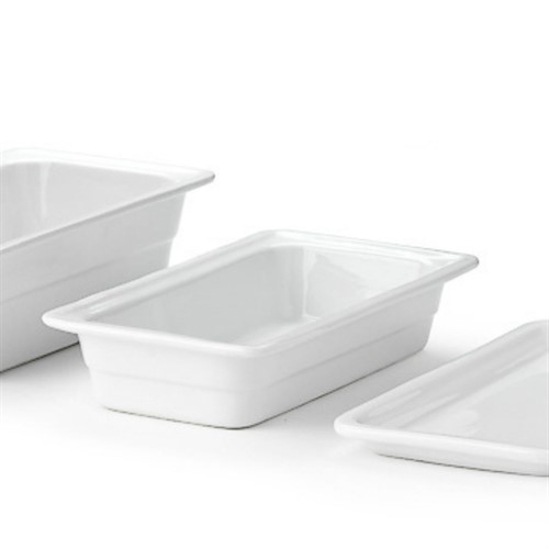 Uppläggningsfat porslin GN 1/3 65mm Benedikt