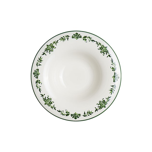 Tallrik djup Lavis Green 28cm Bonna
