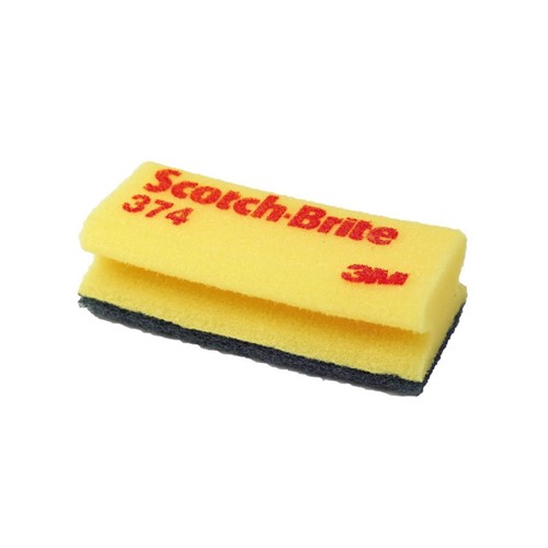 Skursvamp med grepp Scotch-Brite 374 grön/gul