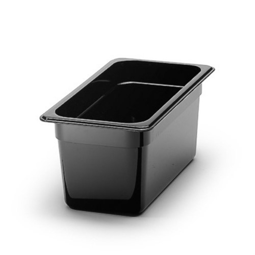Kantin plast svart GN 1/3 150mm
