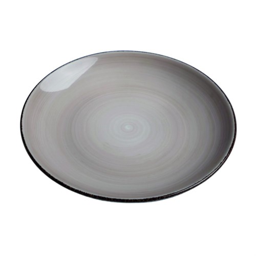 Tallrik flat Hotel 28cm Blocho handmålad beige