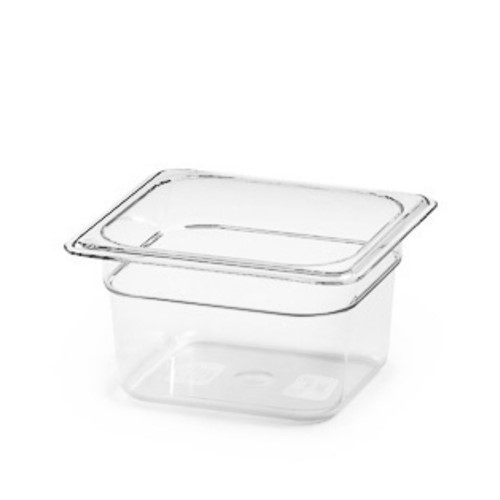 Kantin plast transparent GN 1/6 100mm