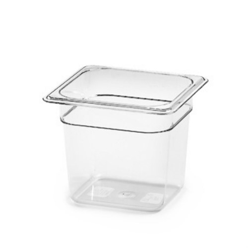 Kantin plast transparent GN 1/6 150mm