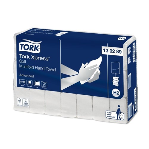 Handduk Tork Xpress Multifold H2 Advanced Mjuk 3780/fp