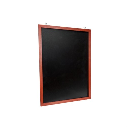 Griffeltavla med brun ram 50x70cm