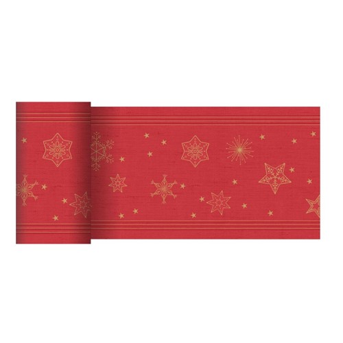 Jullöpare Dunicel 0,15x20m Star Shine Duni röd 6st/fp