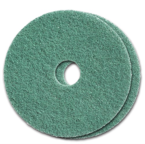 Golvvårdsrondell Twister 14&#39;&#39; grön 2st/fp