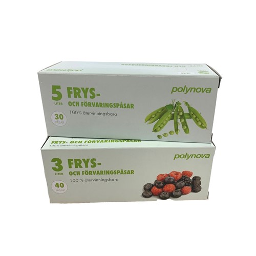 Fryspåse 5 lit transparent 30st/rle
