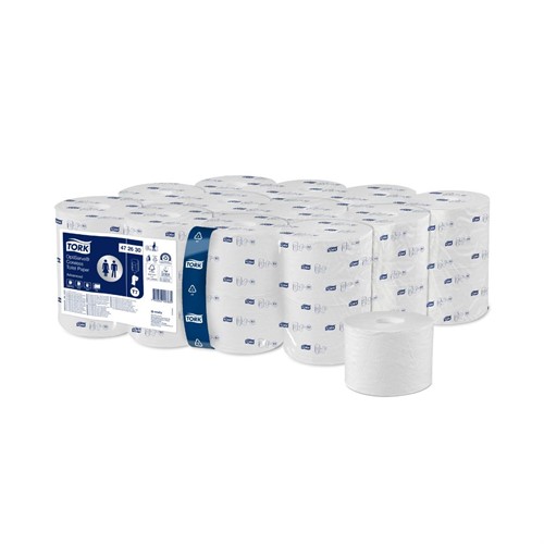 Toalettpapper T7 Tork Adv Coreless Midsize 24rle/fp vit