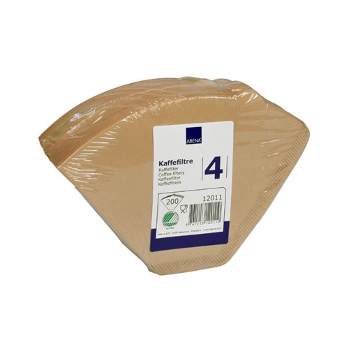Kaffefilter nr 4 1x4  oblekt 200st/ifp