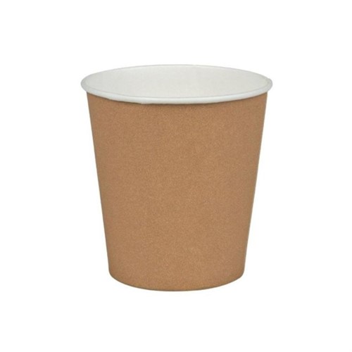 Kaffebägare papper 20cl brun/vit  2500st/fp