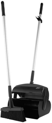 Sopset Vikan stängbart m borste 370mm svart