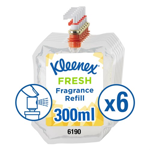 Luktbättrare KCP refill Fresh 300ml 6st/fp