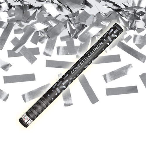 Konfettikanon 60cm silver