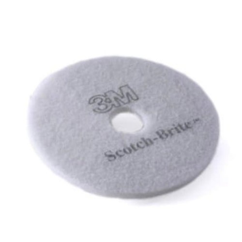 Golvvårdsrondell 3M Scotch Brite Vit 20&quot; 505mm