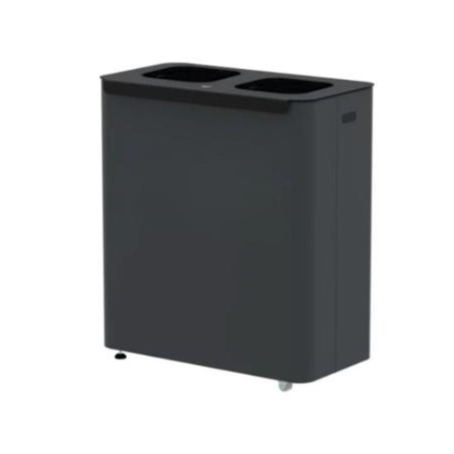 Sorteringsstation Star Station 2x60 lit svart