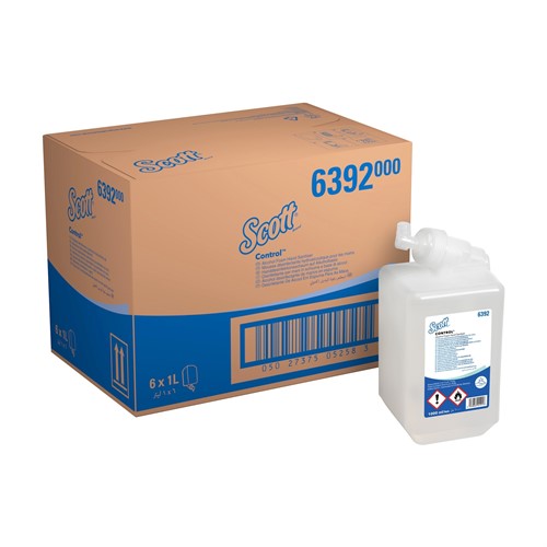Handdesinfektion Scott Control Alcoskum 1 lit 6st/fp
