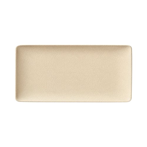 Tallrik rektangulär Purity Square 18x9cm Bauscher dek Pearls Champagne