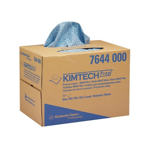 Torkduk Kimtech Bragbox blå 160 ark/box