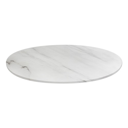 Bordsskiva sten dia 60cm vit