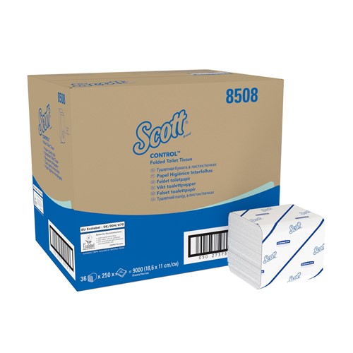Toalettpapper arkat Scott® 36 vit 250ark/bunt