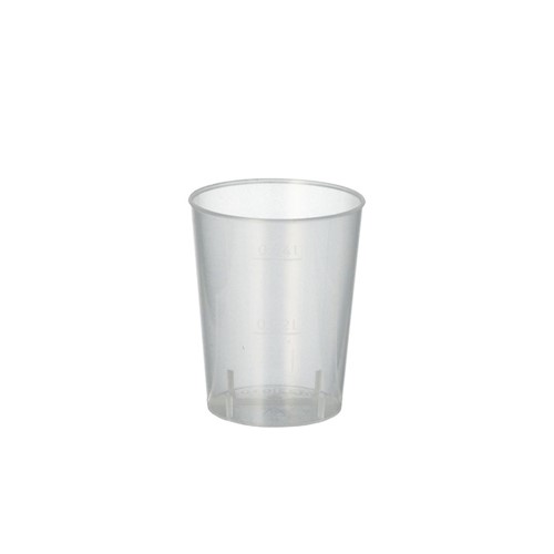 Snapsglas flergångs 4cl transp 2000st/fp