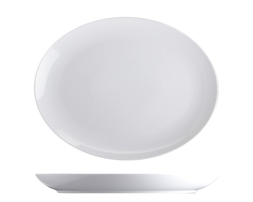 Tallrik Basic oval 28cm x 22,3cm