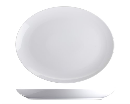 Tallrik Basic oval 32cm x 25,5cm