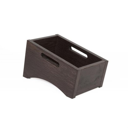 Besticklåda ek 1-fack lutande