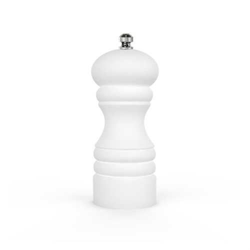 Saltkvarn 12cm FrankHugo matt vit