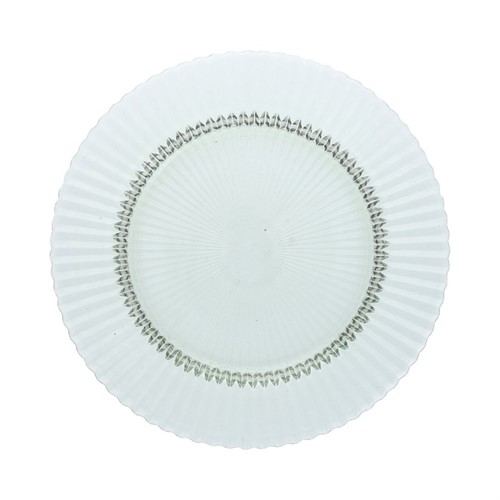 Tallrik flat glas Archie 27cm sage United tables