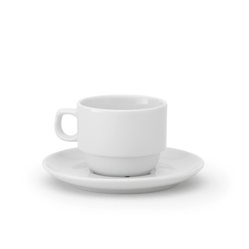 Kaffekopp med öra Praha 19cl vit