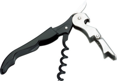 Korkskruv tvåsteg Probar svart