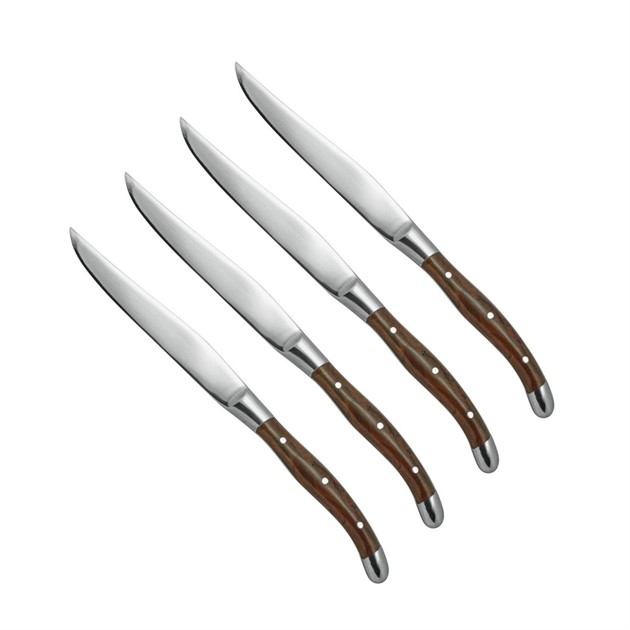 Grillkniv Aprilia 25,3cm bakelit brun 4st/fp