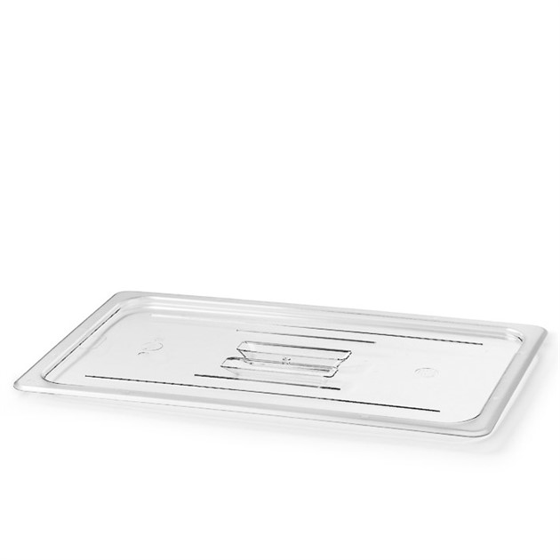 Lock till kantin plast transparent GN 1/1