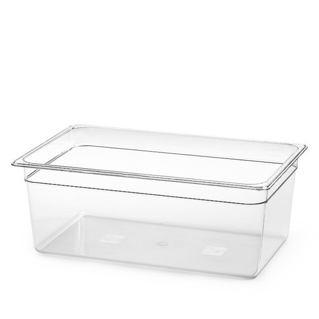 Kantin plast transparent GN 1/1 200mm