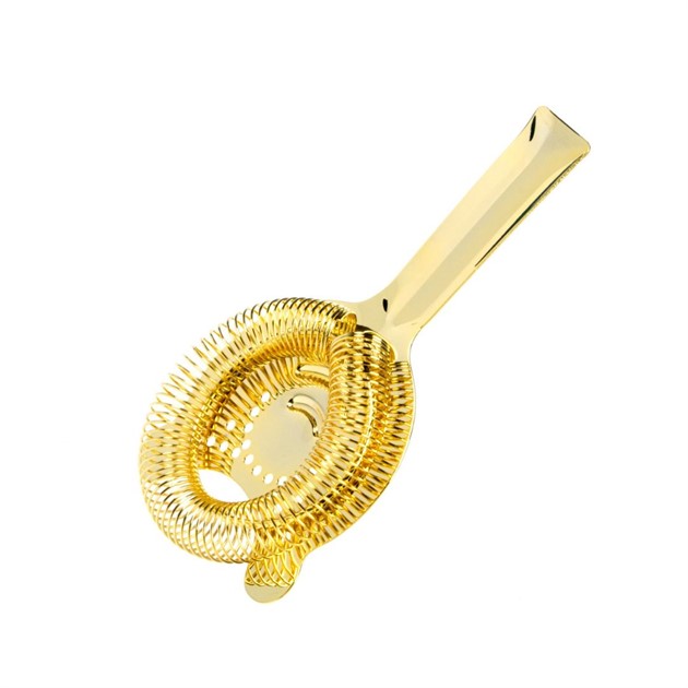 Cocktailsil Strainer Italien gold