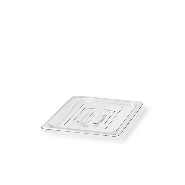 Lock till kantin plast transparent GN 1/2