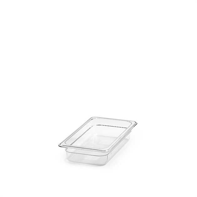 Kantin plast transparent GN 1/3 65mm