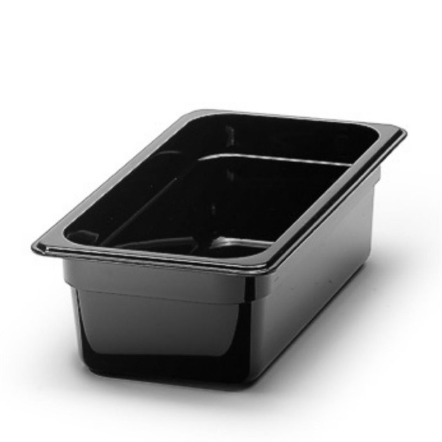 Kantin plast svart GN 1/3 100mm