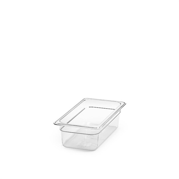 Kantin plast transparent GN 1/3 100mm