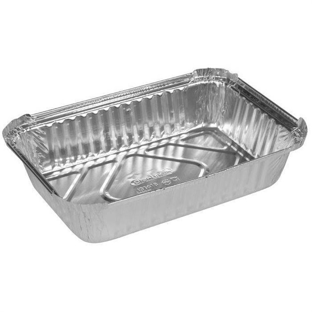 Aluminiumform rektangulär 850 ml 100st/ifp