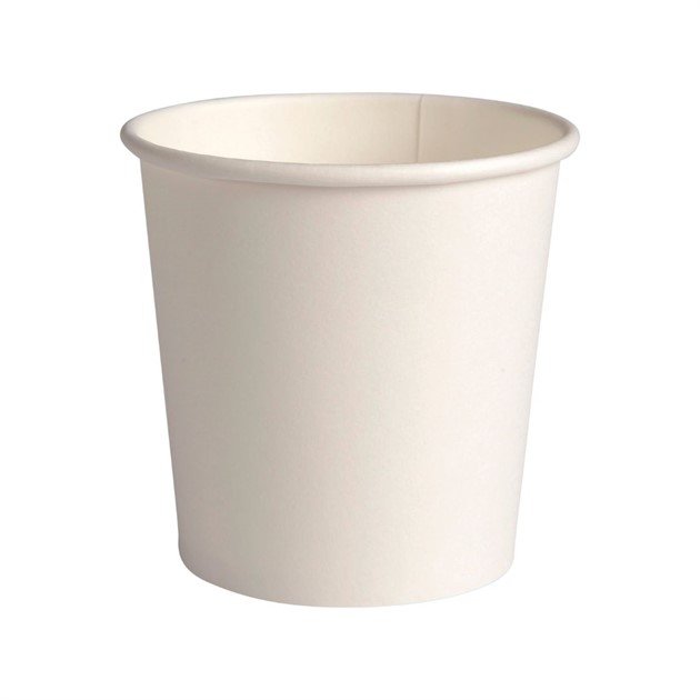 Pappbägare 10cl vit 1000st/fp