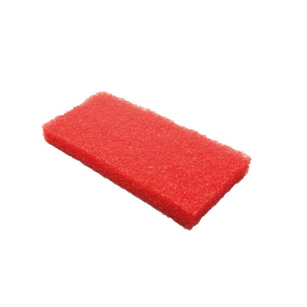 Skurblock Activa 12x25cm röd