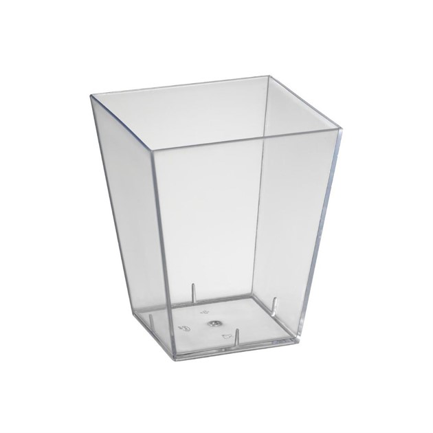 Dessertbägare Square 15cl transp 600st/fp Duni