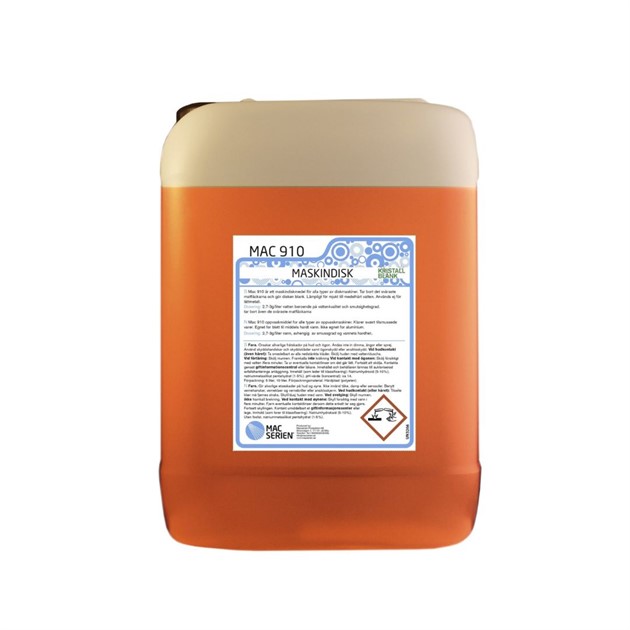 Maskindiskmedel flytande kristallblank Mac910 10lit