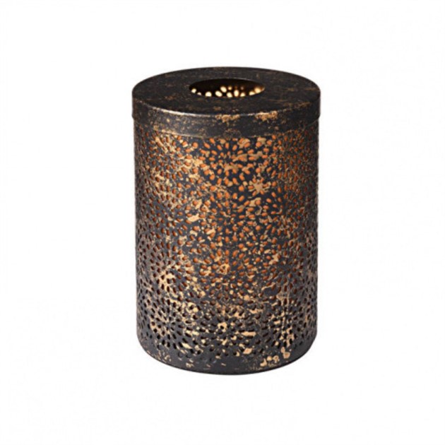 Ljushållare Dara metall höjd 12cm svart