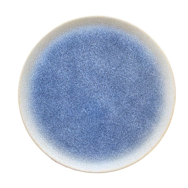 Pizzatallrik Tina 33cm dekor blå/beige