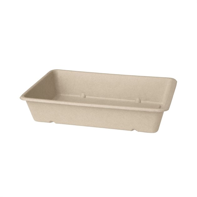 Matbox bagasse Duni 1200ml brun 480st/fp