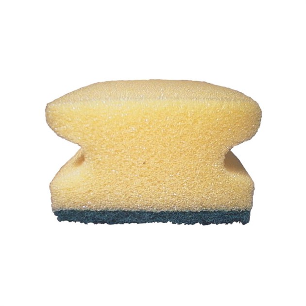 Skursvamp med grepp grön